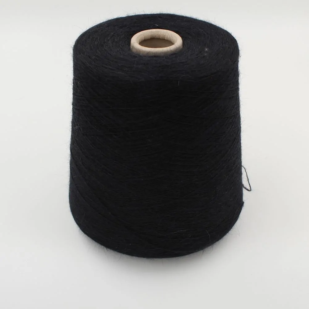 Filato Alpaca Baby 100% 2/16 colore nero rocche 710 gr