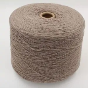 Yarn 2/13 100% Recycled Cashmere color tortora cone 500 gr