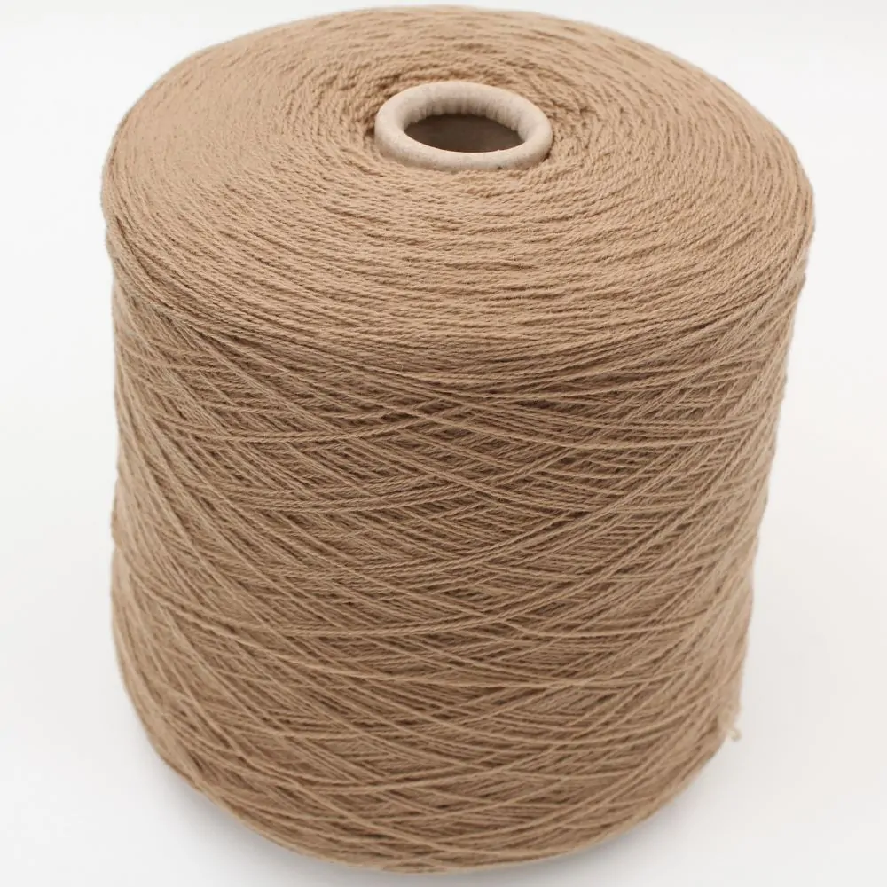 Filato 2/15 100% Cashmere colore cammello rocche 480 gr