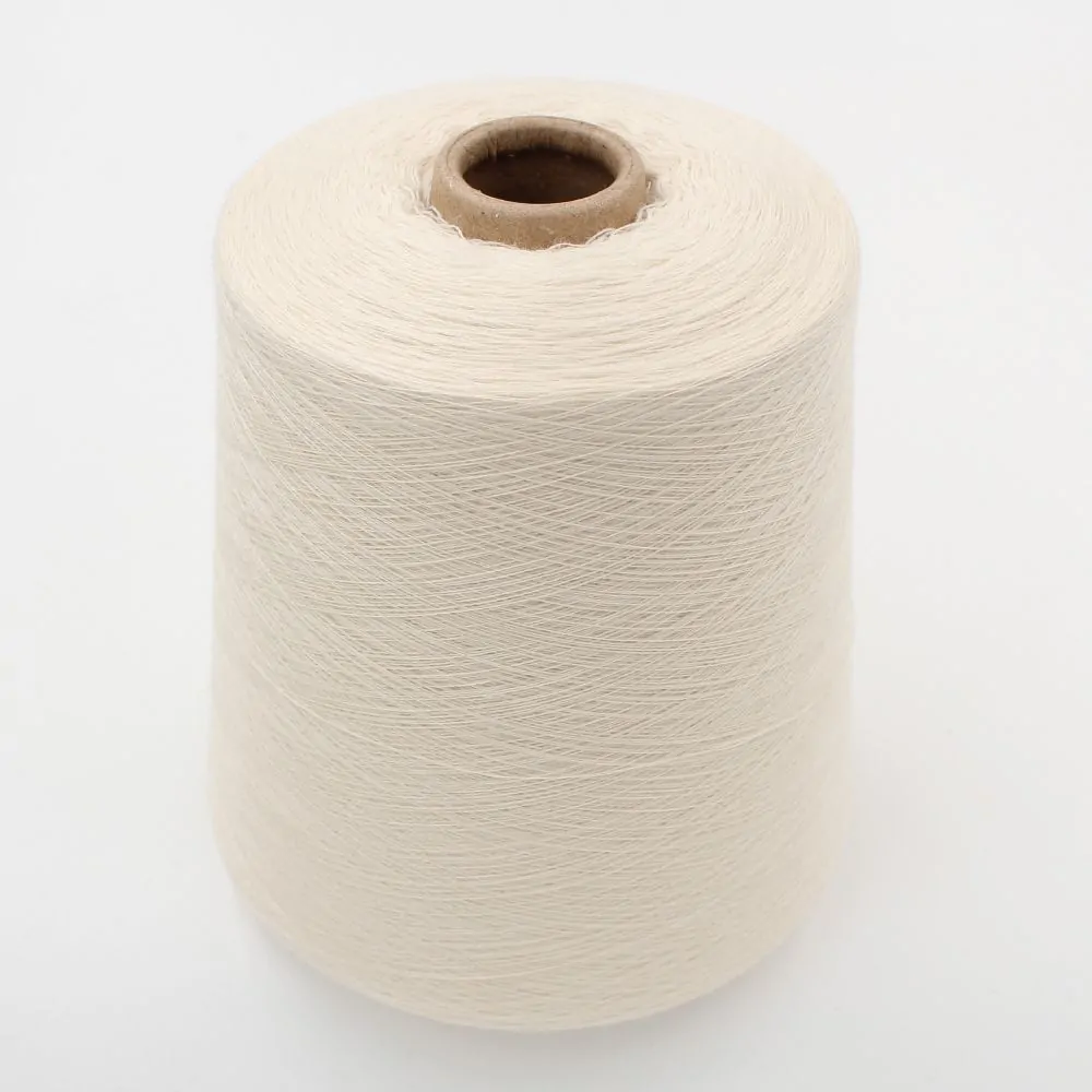 Filato cashmere 100% nm 2/46 colore bianco rocca 790 gr