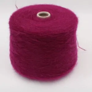 NEWWIG 85% kid mohair 9% poliammide 6% lana merinos nm 1/3700 colore fuxia rocche 580 gr
