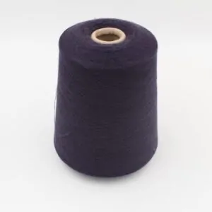 NEW filato 90% cashmere 10% poliammide nm 2/54 pettinato colore viola rocca 590 gr