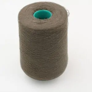 yarn 2/60 100% Cashmere color dark green cones 610 gr