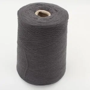 Yarn 2/27 100% Cashmere for knitting machine 12 color medium grey cones 520 gr