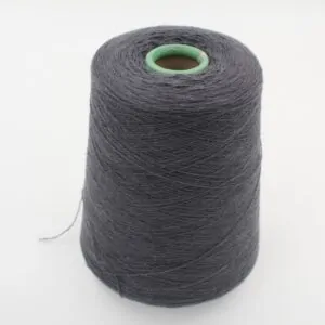 Yarn 2/28 100% Cashmere color dark grey cones 500 gr