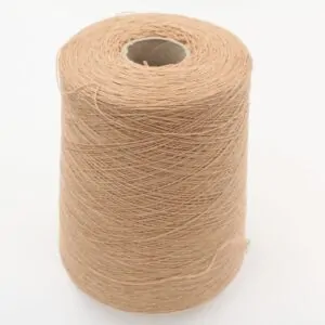 CONCORD yarn cashmere 100% 2/26 color light beige cones 530 gr