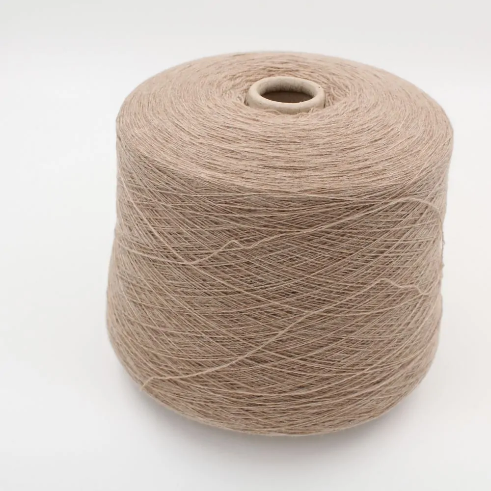 Filato 2/28 100% Cashmere colore marrone naturale rocche 560 gr