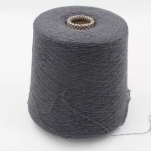 Yarn 2/28 100% Cashmere color dark grey cones 610 gr