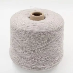 Filato 2/28 100% Cashmere colore grigio chiaro rocche 420 gr