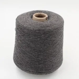 Yarn 2/28 100% Cashmere color dark grey cones 600 gr