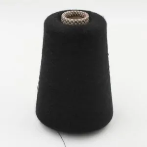 JAIPUR Filato cashmere 70% seta 30% nm 2/56 pettinato colore nero rocche 510 gr