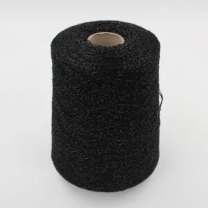 yarn cashmere 95% polyamide 5% nm 3x2/28 color black mouline cone 500 gr