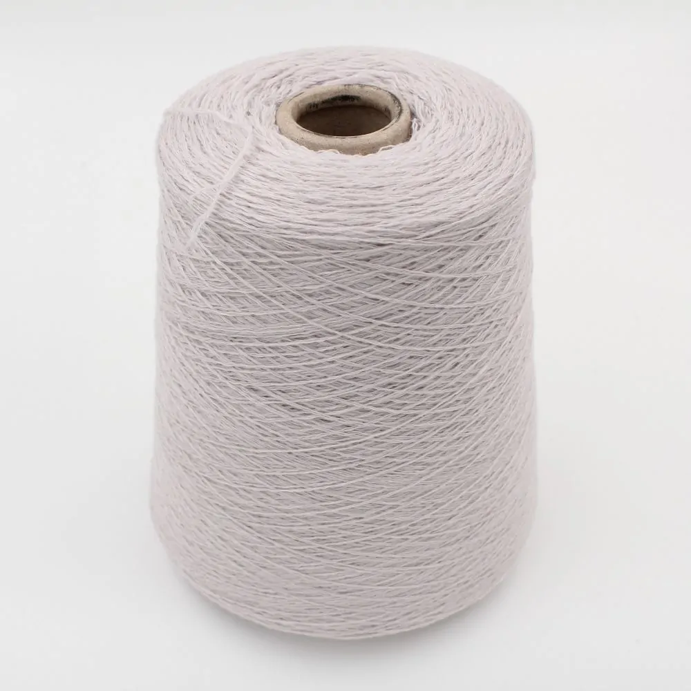 yarn cashmere 80% nylon 20% nm. 8600 color pearl grey cone 520 gr