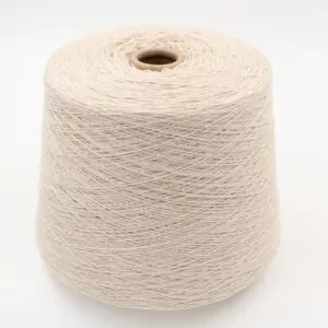 Cashmere 100% nm 2/14 colore beige chiaro rocche 570 gr
