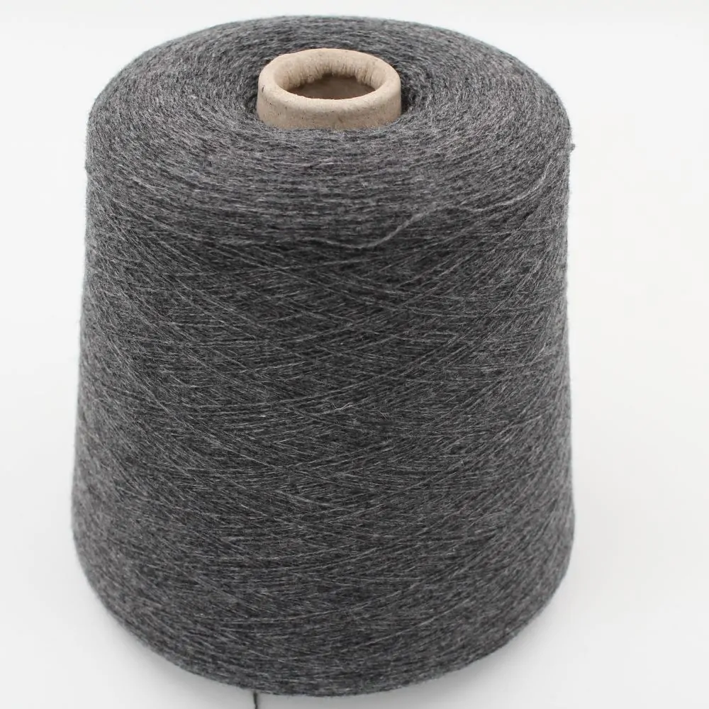 Yarn 2/28 100% Cashmere color grey cones 680 gr
