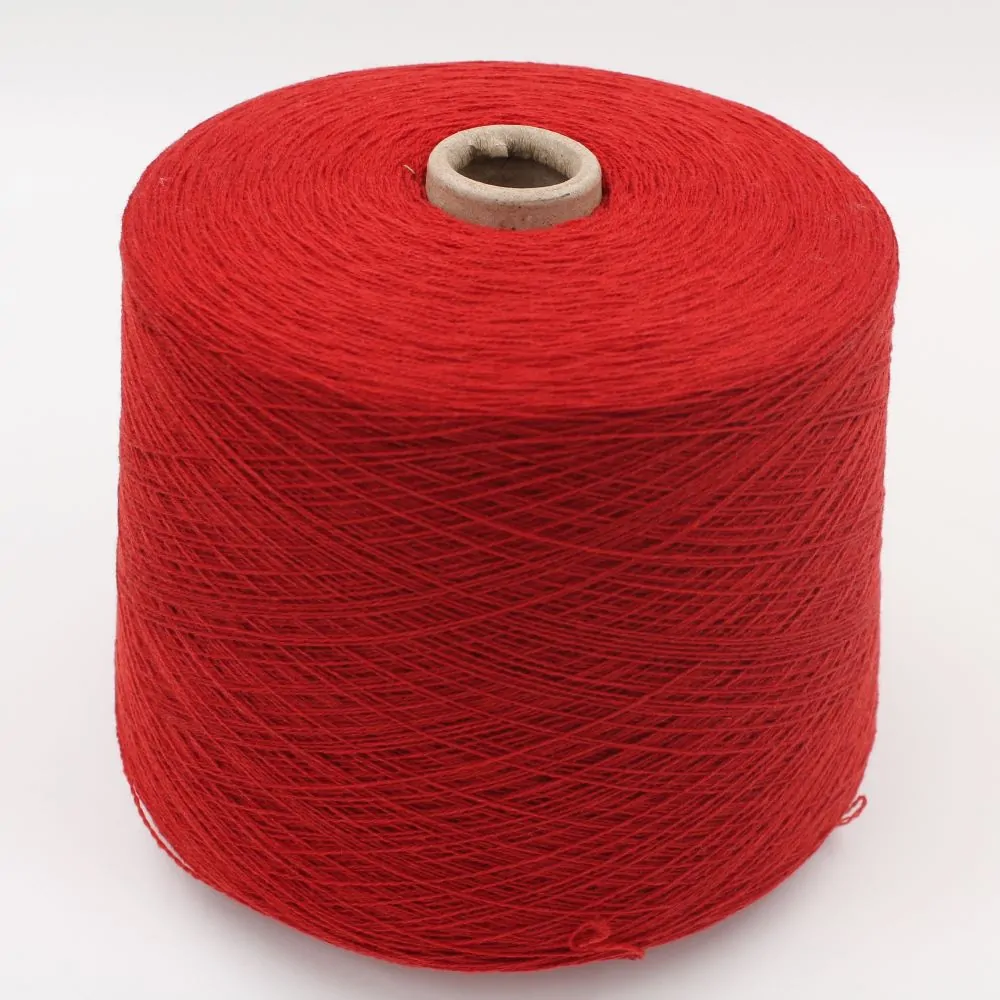 CONCORD filato cashmere 100% 2/26 colore rosso rocche 500 gr