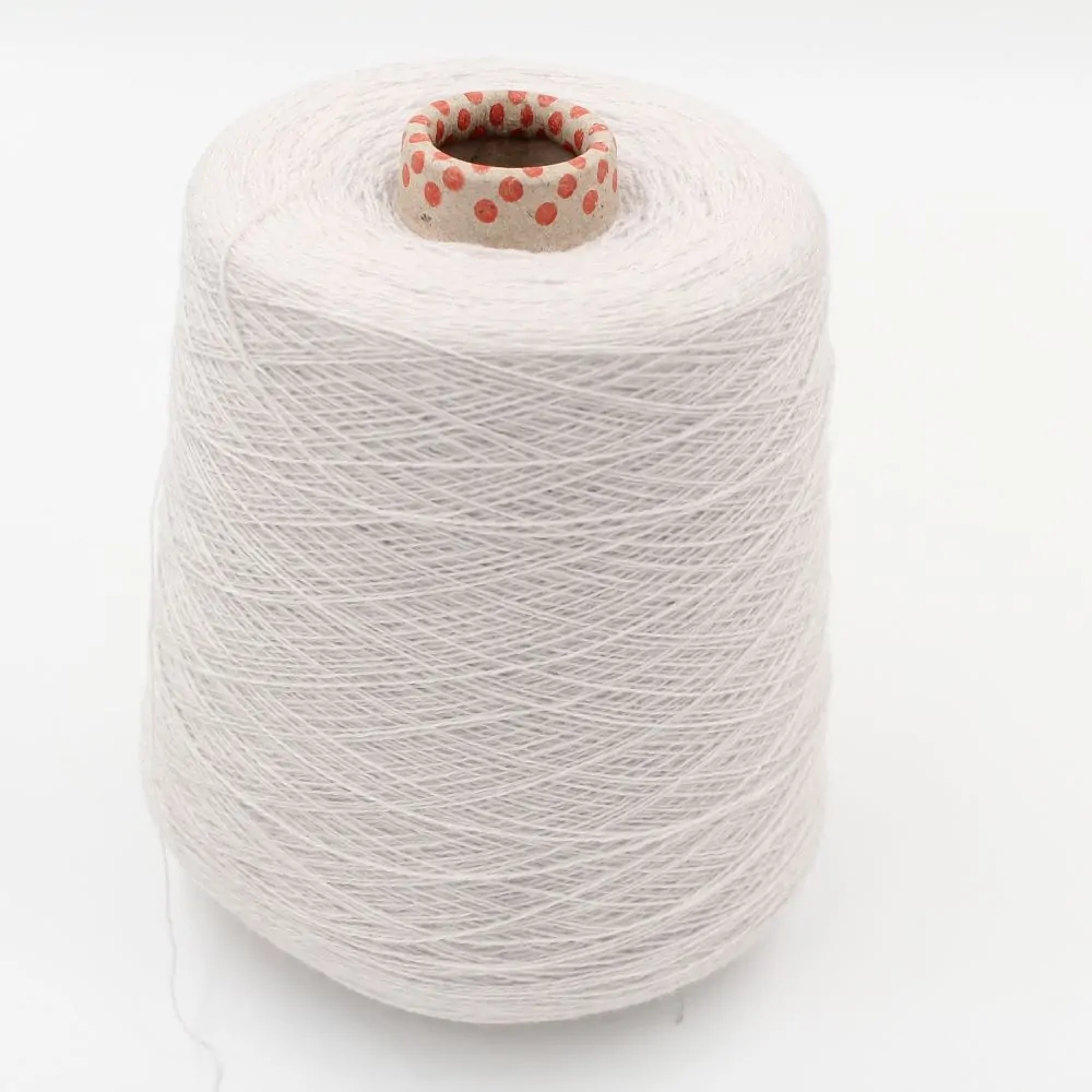 Yarn 2/28 100% Cashmere color silver cones 400 gr