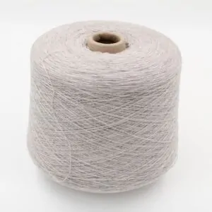 Filato 2/28 100% Cashmere colore grigio chiaro rocche 420 gr