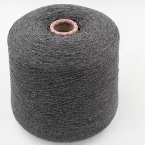 Yarn 2/28 100% Cashmere color grey melange cones 520 gr