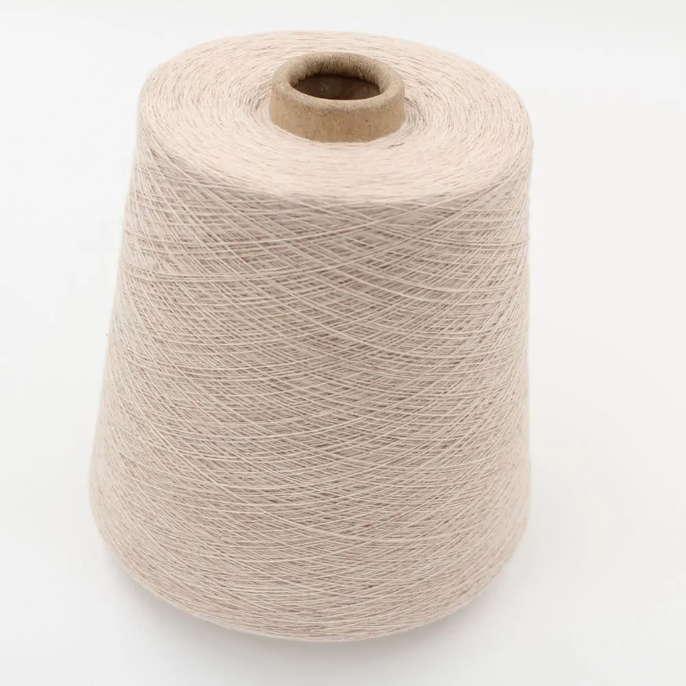 Yarn 2/28 100% Cashmere color beige cones 600 gr