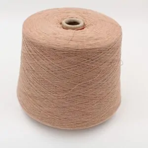 Yarn cashmere 100% superior nm 2/26 color apricot cones 510 gr
