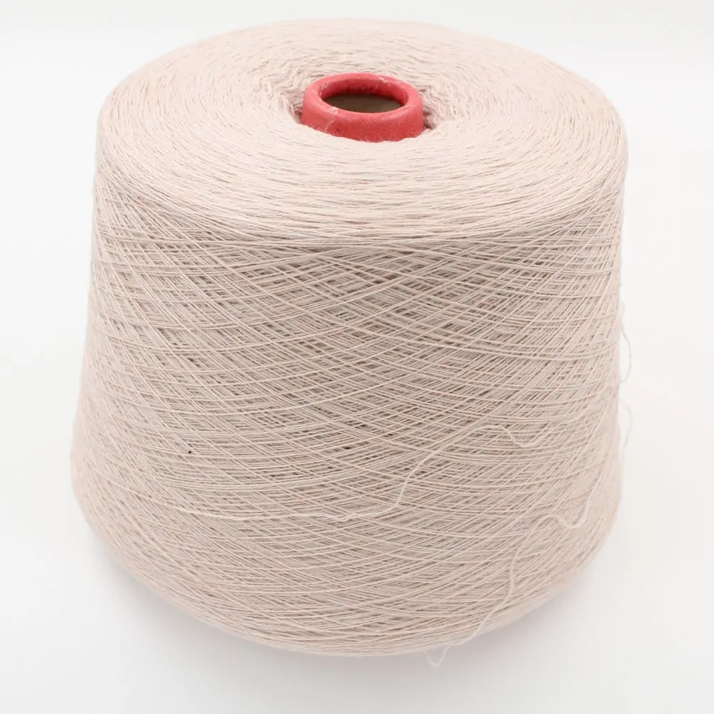 Yarn cashmere 100% superior nm 2/26 color pink cones 620 gr