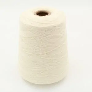 Yarn 2/28 100% Cashmere color natural white cones 570 gr