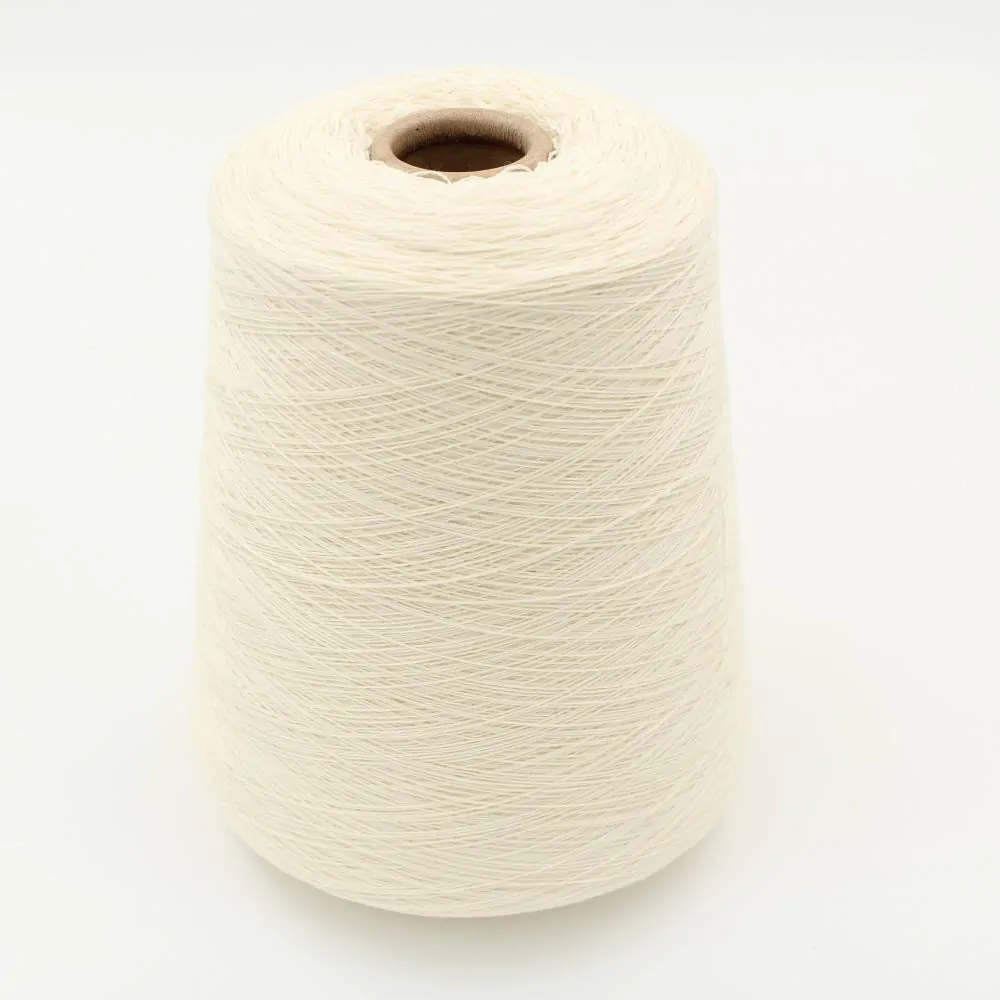 Filato 2/28 100% Cashmere colore bianco naturale rocche 570 gr