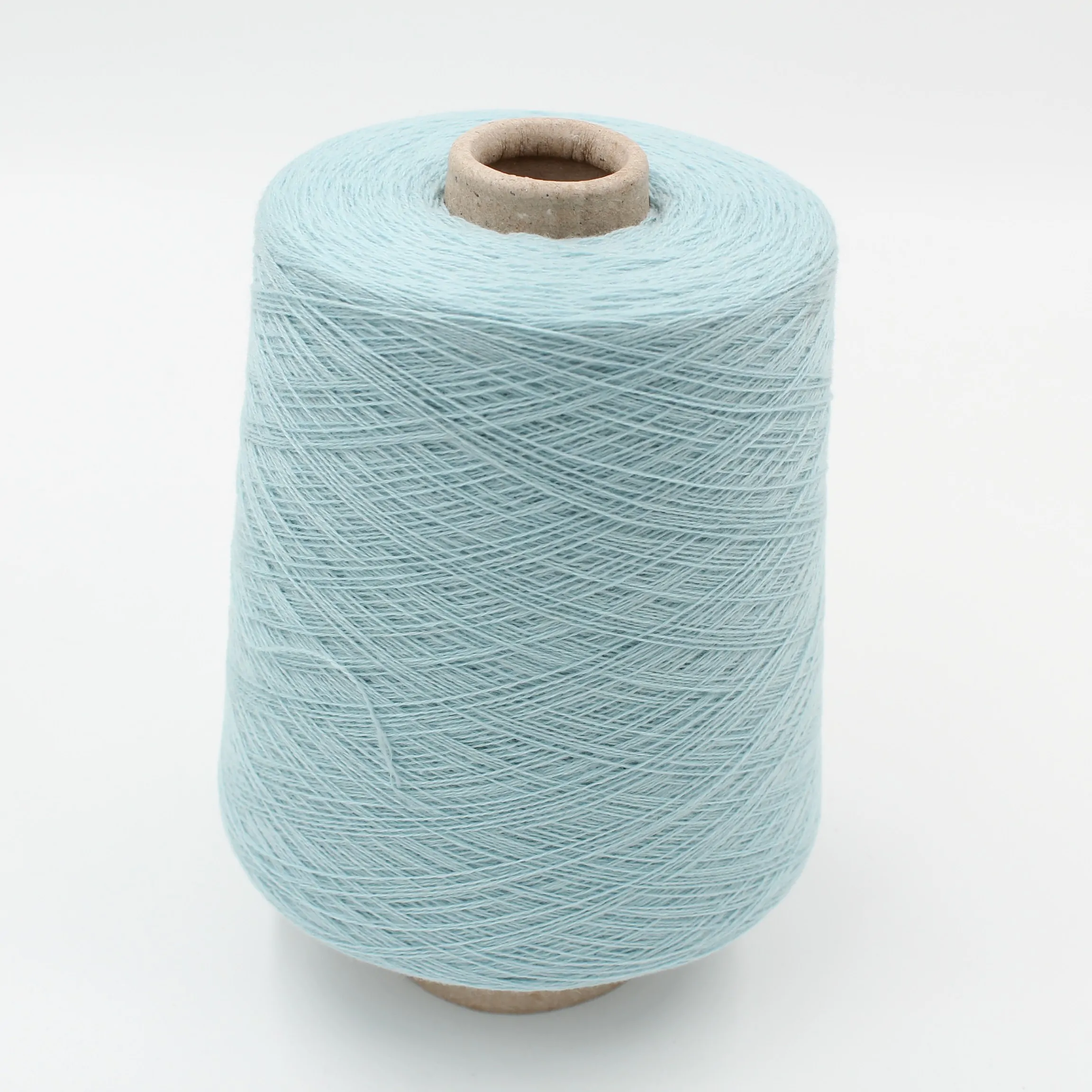 CONCORD yarn cashmere 100% 2/26 color sky blue cones 450 gr