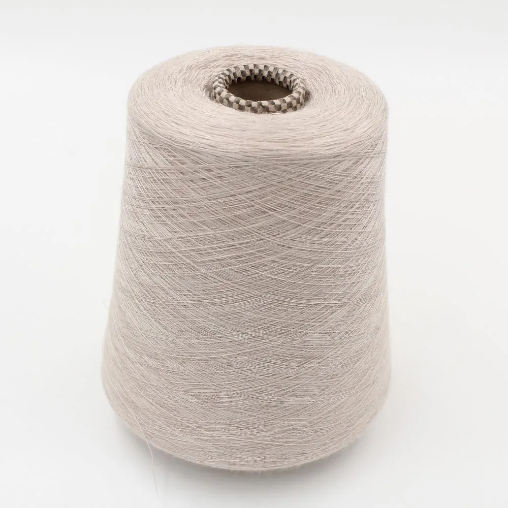 JAIPUR Filato cashmere 70% seta 30% nm 2/56 pettinato colore beige rocche 480 gr