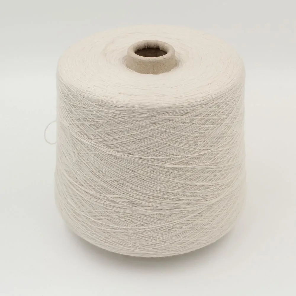 DOROTEA yarn 90% merino extrafine 10% cashmere nm 2/30 color silver cones 510 gr