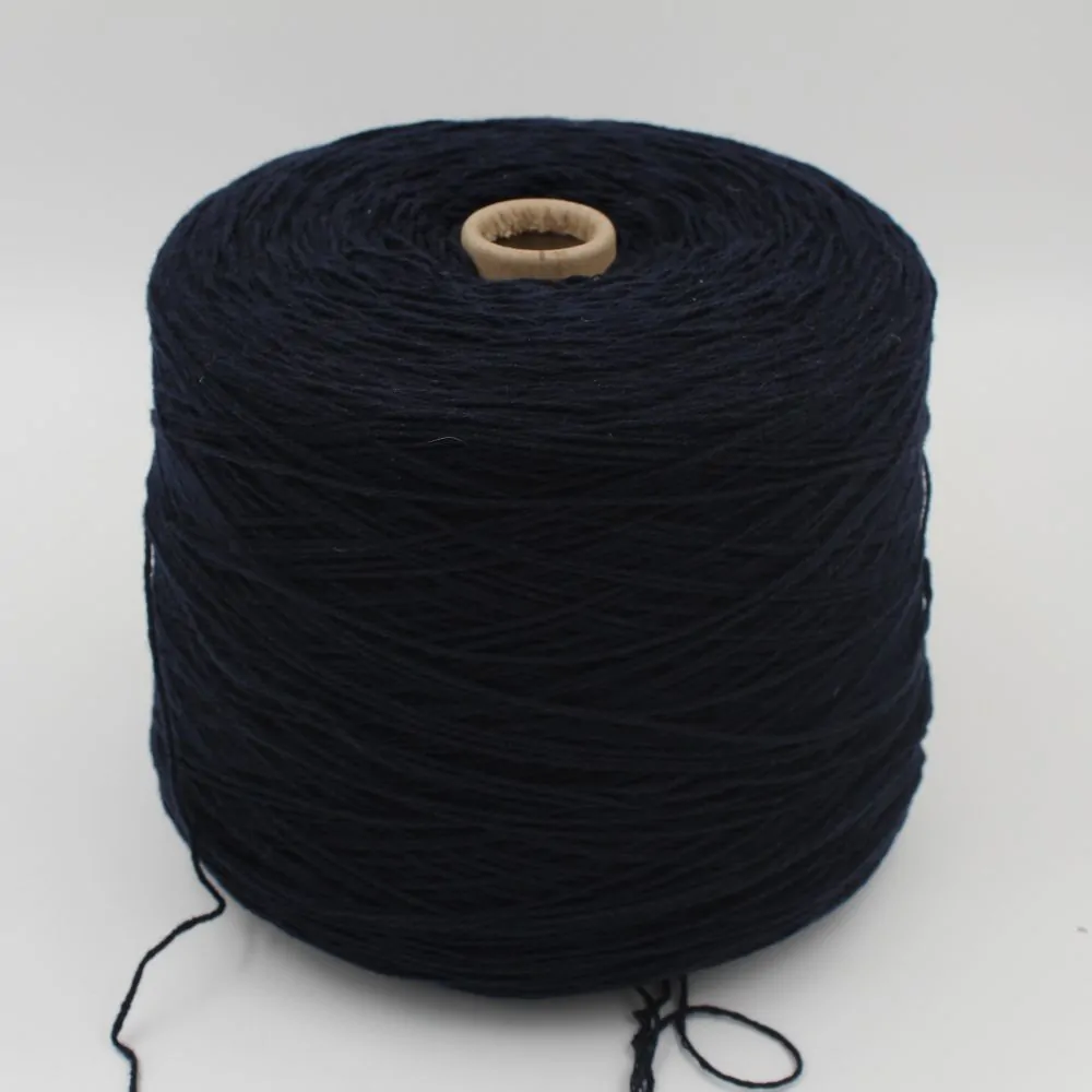 Filato cashmere riciclato nm 3200 colore blu rocche 540 gr
