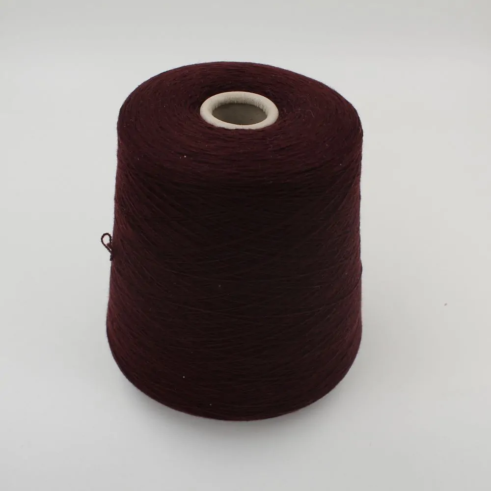 FANTASTIQUE yarn merino superfine 14 micron nm 2/28 color bordeaux cones 670 gr