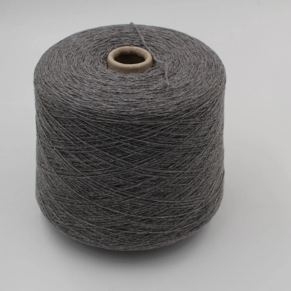 ALTER-ECO filato 97% cashmere 3% lana merino nm 2/12 colore grigio medio rocche 490 gr