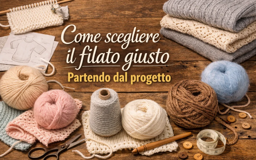 Come scegliere il filato giusto partendo dal progetto (e non solo dal titolo)