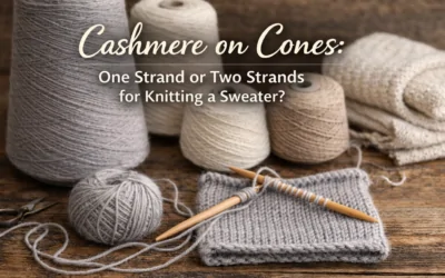 Cashmere in rocca: devo lavorarlo “a due fili” per fare un maglione ai ferri?