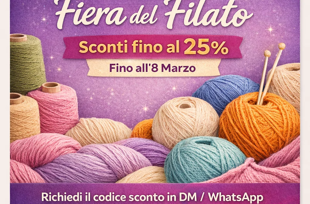 🧶 Yarn Fair 2026: 25% Off All Yarns in the “Yarn Fair” Category