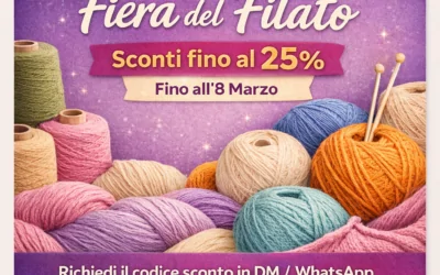 🧶 Fiera del Filato 2026: -25% su tutti i filati selezionati su FlorenceCashmereYarn.com