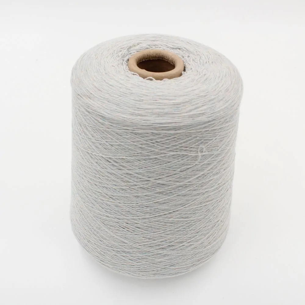 Yarn 80% Wool 20% Polyamide nm. 2/28 color light blue cones 510 gr