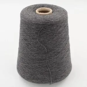 yarn cashmere 100% 2/26 color medium grey cones 460 gr