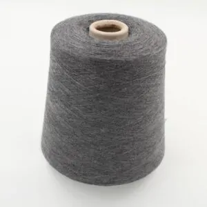 100% Cashmere yarn nm 2/48 combed color grey cone 750 gr