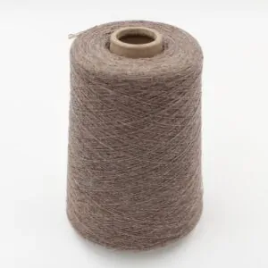 Yarn 80% Wool 20% Polyamide nm. 15000 color dark brown cones 740gr