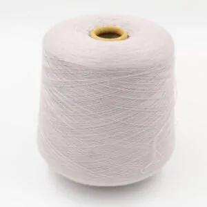 Yarn 75 extrafine merinos 25 silk nm. 2/48 white color 520gr cones