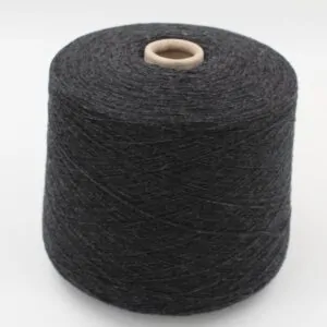 50% Cashmere 50% Merino extrafine yarn nm. 2/26 anthracite color 740g cones