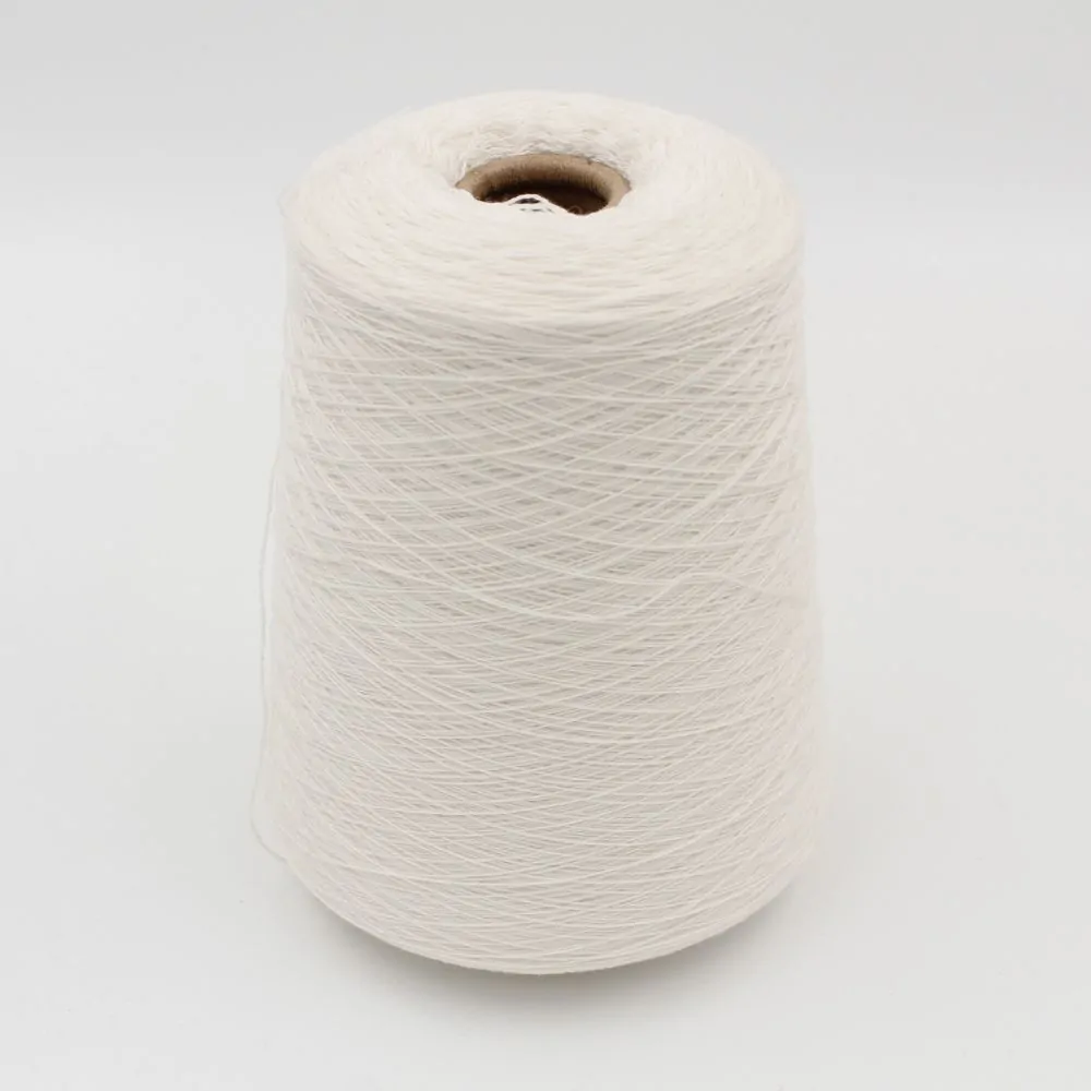 Filato Nm. 2/28 100% cashmere colore bianco rocca 480 gr