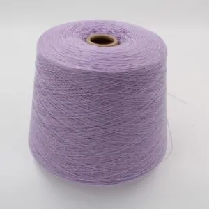 Yarn 2/27 100% Cashmere color lilac cones 610 gr