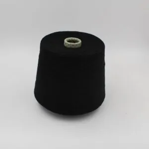 Filato 40% cashmere 60% cotone nm 2/15 colore nero rocche 570 gr