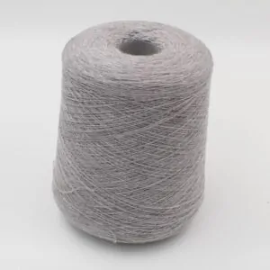 FANTASTIQUE filato merino superfine 14 micron nm 2/28 colore grigio chiaro rocche 420 gr