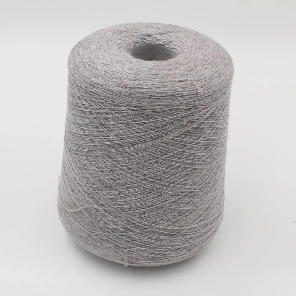 FANTASTIQUE yarn merino superfine 14 micron nm 2/28 color light grey cones 420 gr