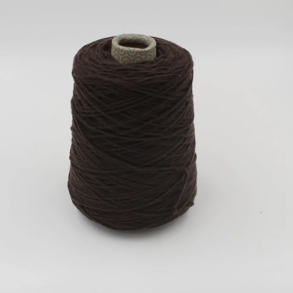 Cashmere yarn nm 2500 WASHED color brown cones 470 gr